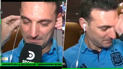 VIDEO | Scaloni rompió en llanto tras recibir un emotivo mensaje desde Pujato