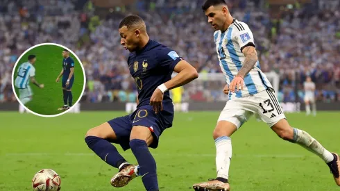 VIDEO | No se vio: el Cuti Romero le gritó el 3-2 en la cara a Mbappé