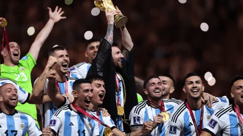 El plantel de la Selección Argentina campeón del Mundial de Qatar 2022
