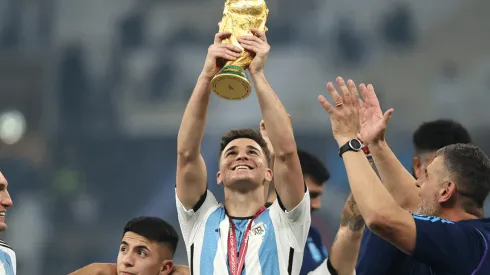 Julián Álvarez fue una de las figuras de la Selección Argentina en la conquista del Mundial de Qatar 2022
