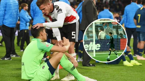 La cargada de la tribuna de River a Andrada por la final de Madrid