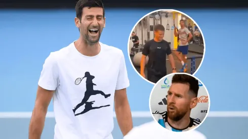 VIDEO | La imitación de Djokovic a Messi: "Anda pa allá, bobo"