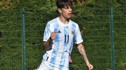 Garnacho no será parte del encuentro entre la Argentina y Brasil por el Sudamericano Sub 20
