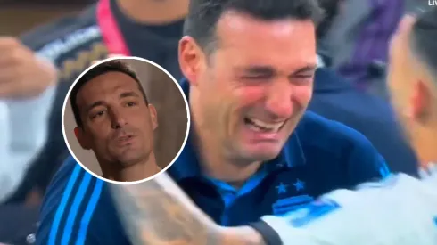 Scaloni reveló el motivo de su llanto desconsolado tras salir campeón del mundo