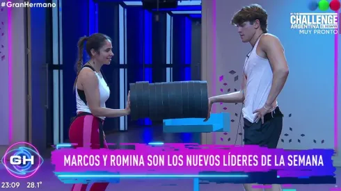 Romina y Marcos, nuevos líderes semanales.
