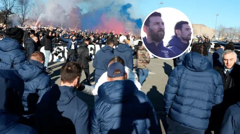 VIDEO | Los hinchas del PSG dedicaron una intimidante bandera a los jugadores y así reaccionó Messi
