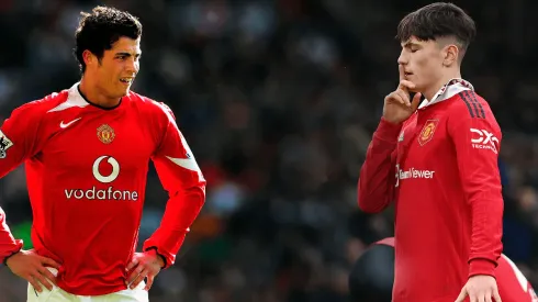 "Un Cristiano Ronaldo joven": la gloria del Manchester United que se rindió a los pies de Garnacho