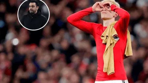 La respuesta sin filtro de Xavi a Garnacho por su cargada al Barcelona