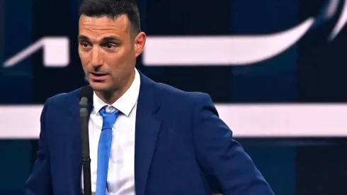 Lionel Scaloni, el ganador al "The Best" como mejor técnico del mundo.
