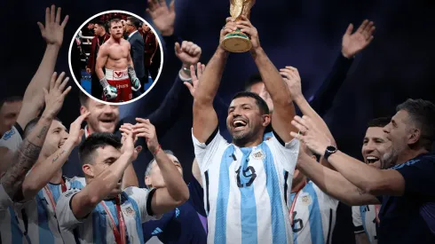 El Kun Agüero volvió a hablar de Canelo tras su pelea en el Mundial: "Si estábamos en un ring..."