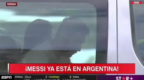 Llegó el capitán: Lionel Messi ya está en la Argentina