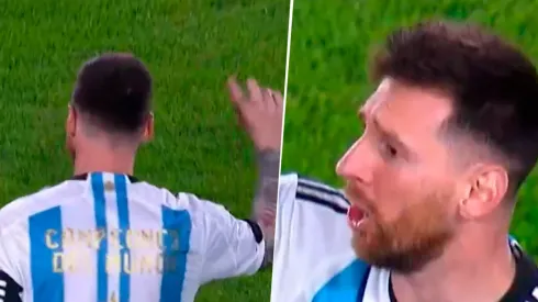 "Se enojó": el momento en el que pusieron nervioso a Messi en los festejos