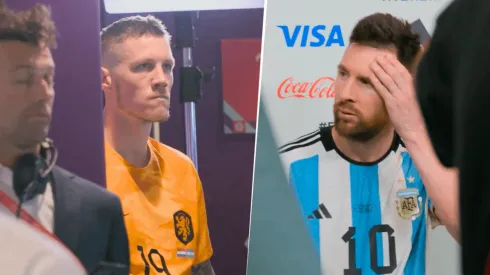 FIFA publicó un revelador video de Messi y Weghorst segundos antes del "qué miras bobo"