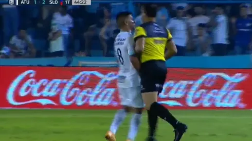 "Cagón de...": La fuerte amenaza de un jugador de Atlético a Espinoza tras las expulsiones en Tucumán