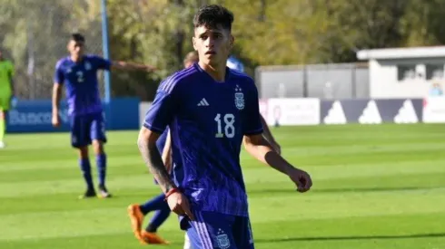 Brian Aguirre en la Selección Argentina Sub 20
