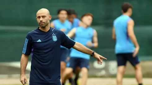 Mascherano, DT de la Selección Argentina.
