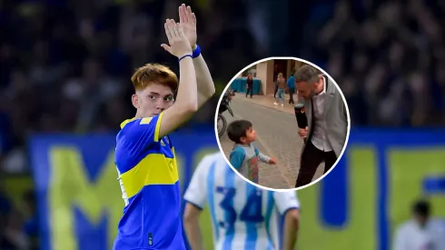 Cristian Díaz cumplió el sueño de conocer a Valentín Barco