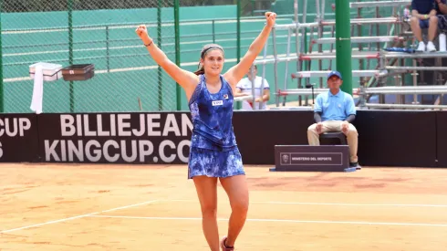 Julia Riera, prometedora tenista argentina.
