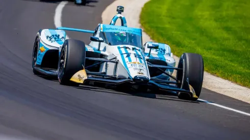 Agustín Canapino, con el auto homenaje a los campeones del mundo en Qatar 2022, correrá la Indy 500.
