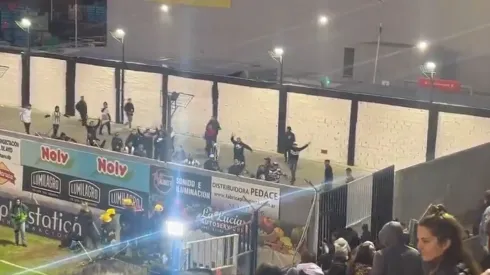 Incidentes en Estudiantes de Caseros vs. Chacarita.