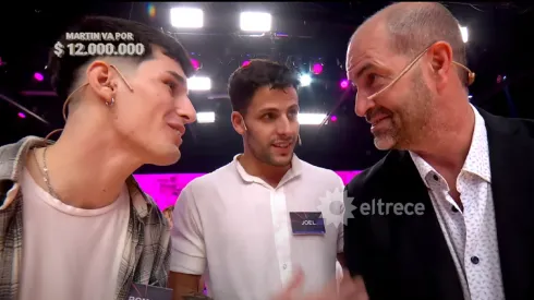 Martín quedó eliminado cuando iba por los 12 millones de pesos.