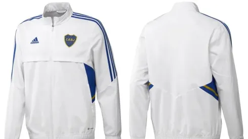 Campera blanca de Boca