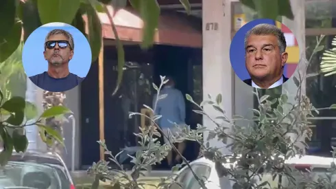 Expectativa mundial: Jorge Messi se reunió con Joan Laporta en Barcelona