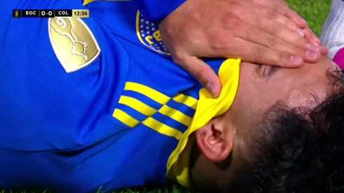 VIDEO | Dolor absoluto en Boca: Langoni rompió en llanto y pidió el cambio por lesión