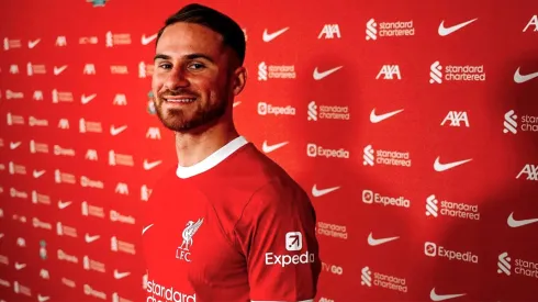 Alexis Mac Allister ya viste los colores del Liverpool.