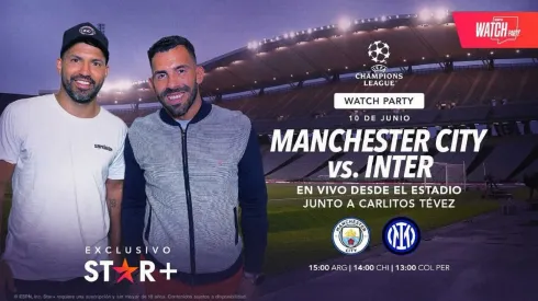 Dónde ver el Watch Party del Kun Agüero y Carlos Tevez por la FINAL de la UEFA Champions League 2022-2023