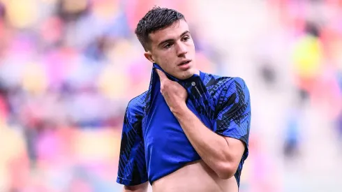 Máximo Perrone no pudo afrontar un minuto en la Champions League 2023.