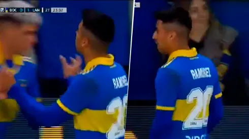 VIDEO | No se vio: la reacción de Juan Ramírez cuando lo silbaron en La Bombonera