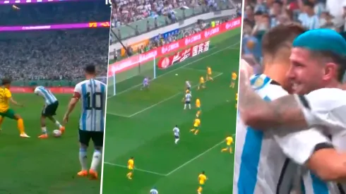 VIDEO | Participación de Messi, lujo y centro de De Paul y gol de Pezzella para Argentina ante Australia