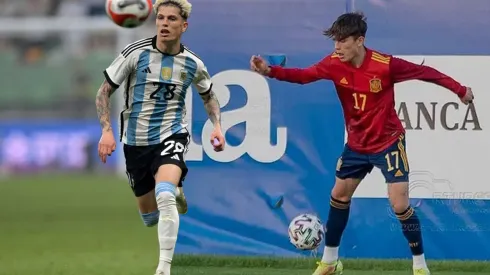 Garnacho debutó en la Selección, pero aún puede jugar para España: el motivo