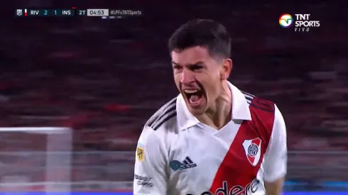 El festejo alocado de Nacho Fernández.