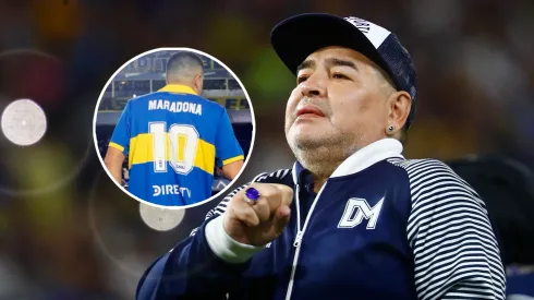 La respuesta de la cuenta de Maradona a Riquelme tras el emotivo homenaje