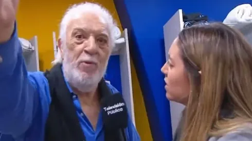 El momento de la discordia en el vestuario.