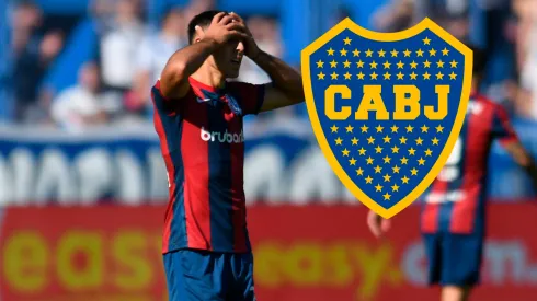 BUENOS AIRES, ARGENTINA – APRIL 29: Gaston Hernandez of San Lorenzo reacts during a Liga Profesional 2023 match between Velez and San Lorenzo at Jose Amalfitani Stadium on April 29, 2023 in Buenos Aires, Argentina. (Photo by Gustavo Garello/Jam Media/Getty Images)
