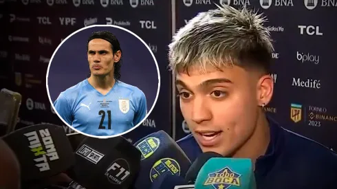 Zeballos fue claro con Cavani por la 7 de Boca: "Si me la pide..."