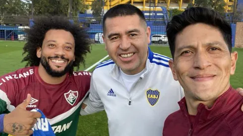 Marcelo le dijo a Riquelme qué jugador del actual plantel de Boca "es un fenómeno"