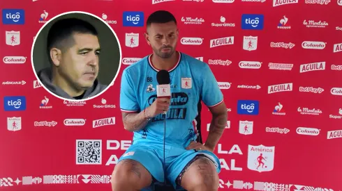 Edwin Cardona se acordó de Riquelme: "Tenemos una relación de amigos"