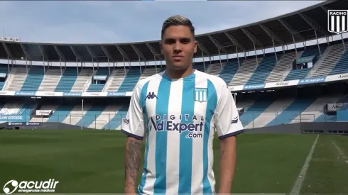Racing calienta la serie con Boca: el provocador video con el que presentó a Juanfer Quintero