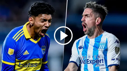 Boca vs. Racing por la Copa Libertadores.
