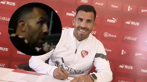 VIDEO | Tevez, CARA A CARA con la barra de Independiente a horas de asumir como DT