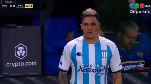 El ingreso de Juan Fernando Quintero a la cancha.
