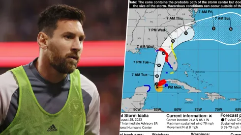 Alerta por el huracán Idalia: la AMENAZA para el próximo partido del Inter Miami de Messi