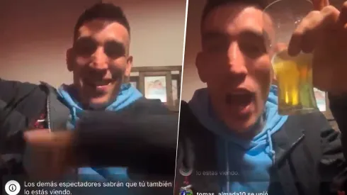 En Racing están indignados: Centurión hizo un vivo festejando el triunfo de Boca