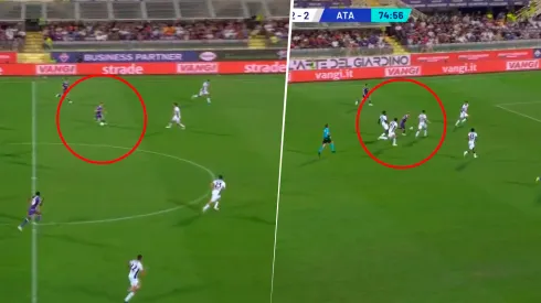 VIDEO | La apilada de Beltrán en el tercer gol de la Fiorentina