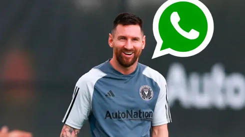 ¡Soñada! Se conoció la foto de perfil que Messi tiene en WhatsApp