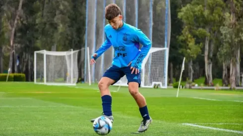 Felipinho en la Selección Argentina.
